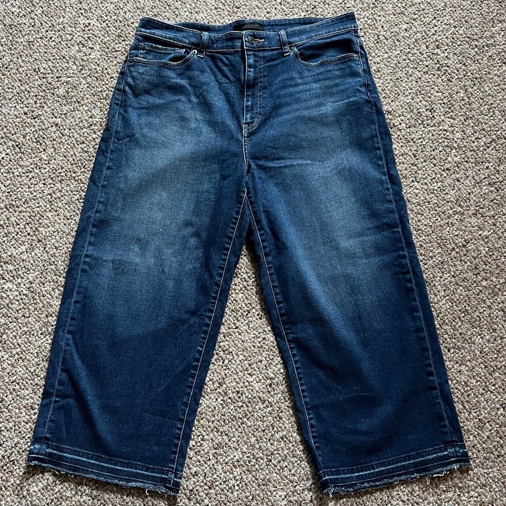 Uniqlo Denim Jeans- 32 inch waist, cropped, wide, straight leg